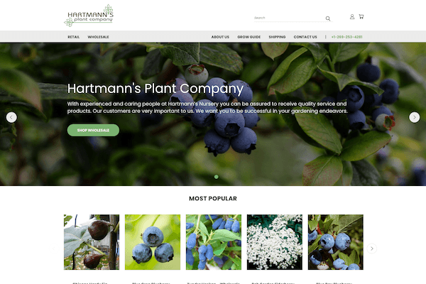 Hartmanns Plant Company – BigCommerce Homepage