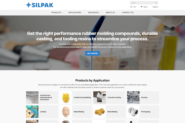 Silpak – BigCommerce Homepage