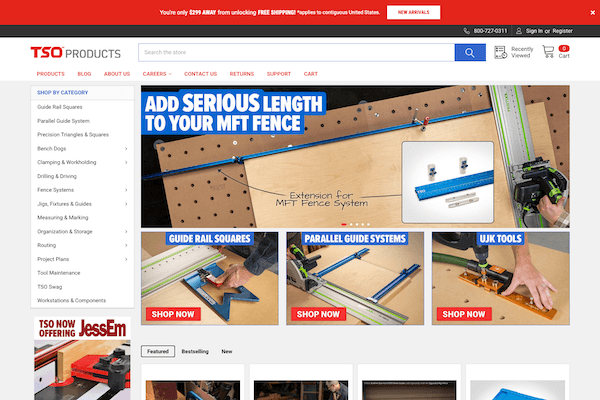 TSO Products – BigCommerce Homepage