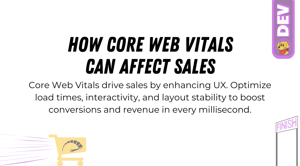 How Core Web Vitals Can Affect Sales blog featured image