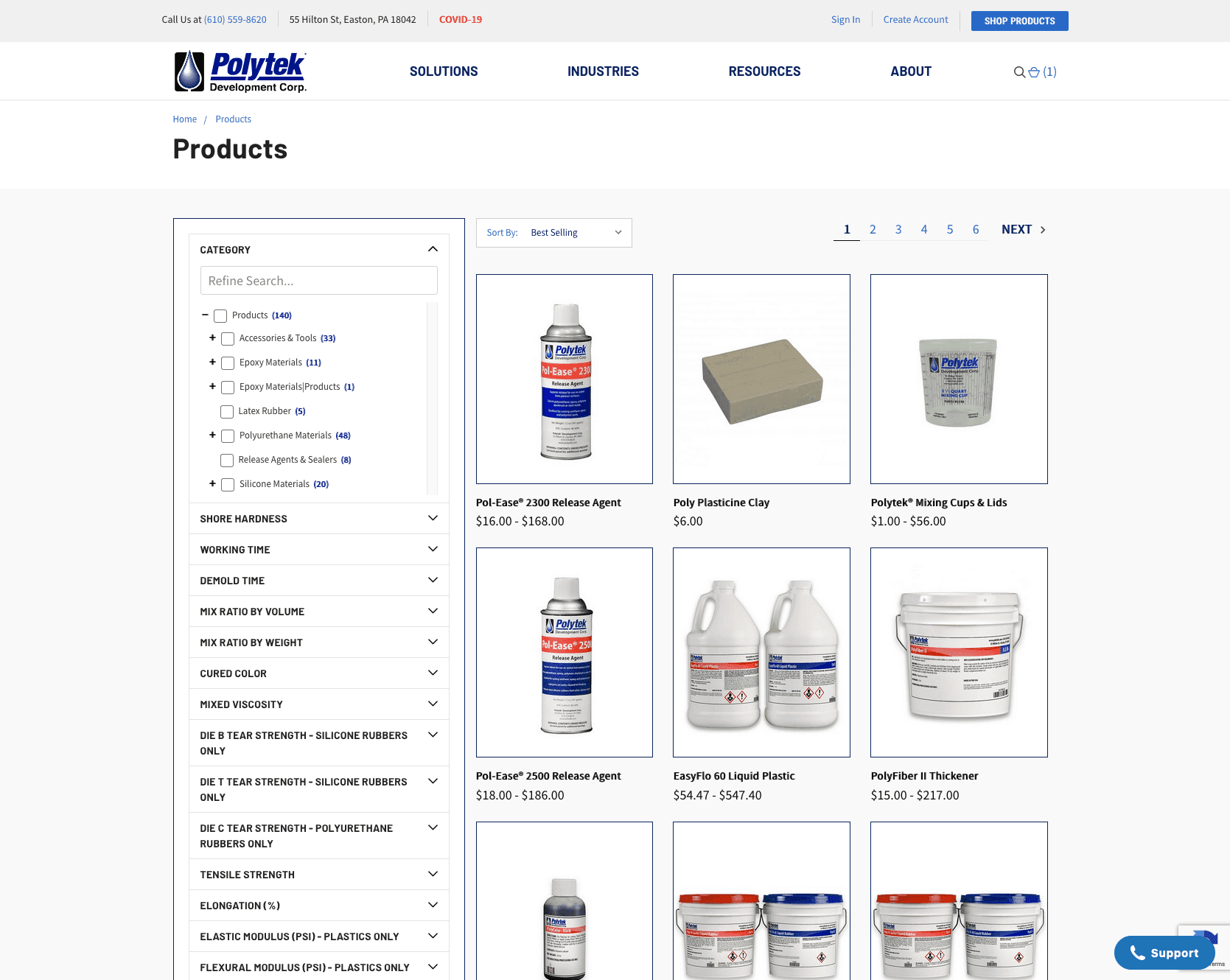 Polytek Website Migration — image 4
