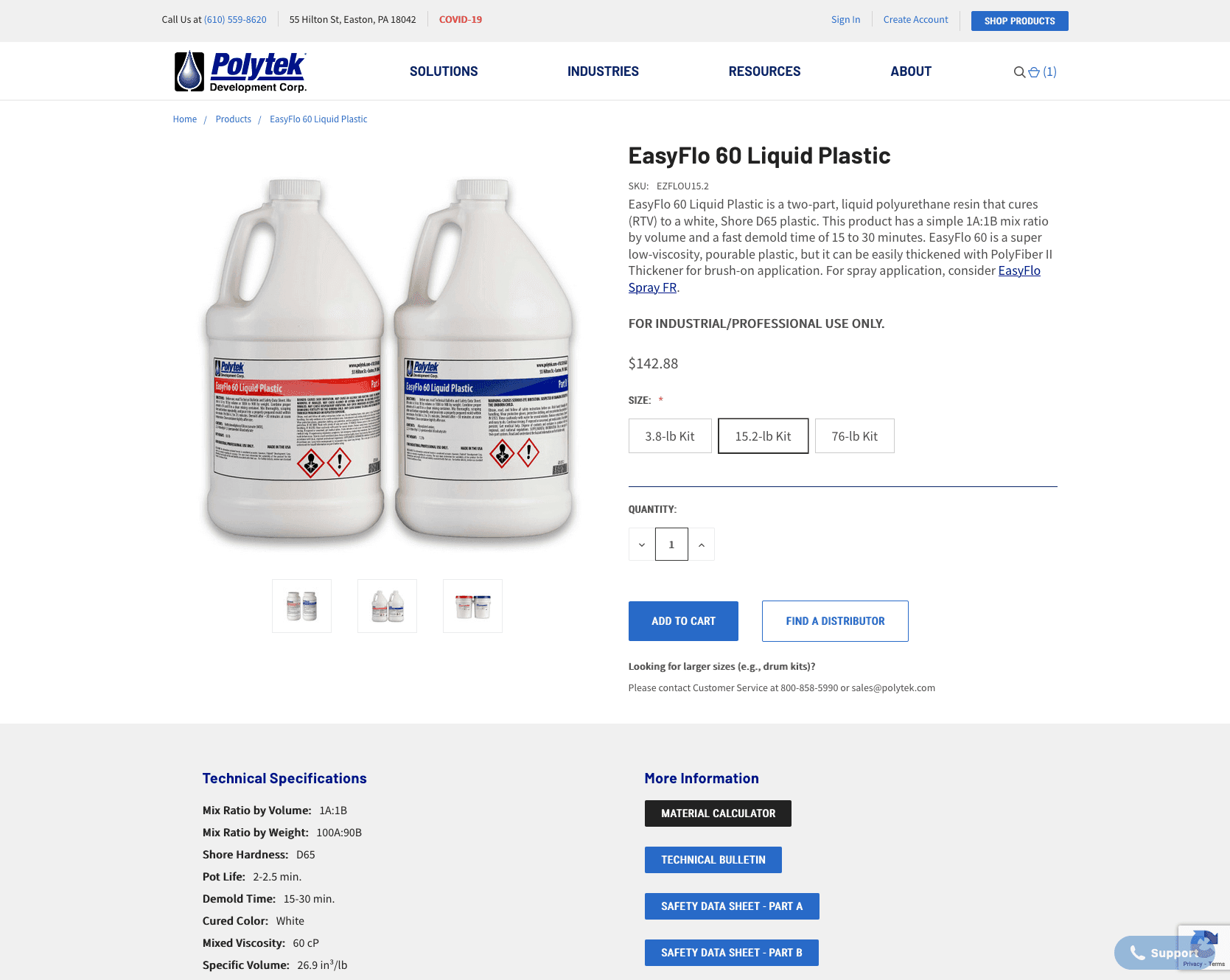 Polytek Website Migration — image 3