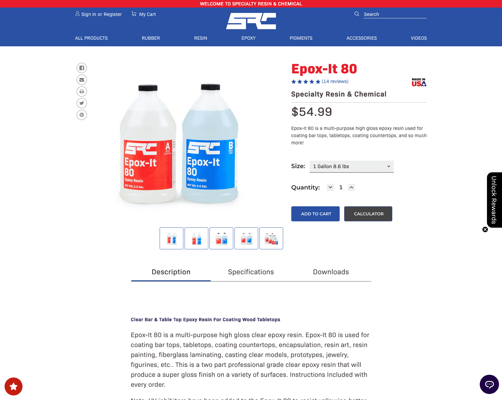 Specialty Resin Theme Redesign — image 4