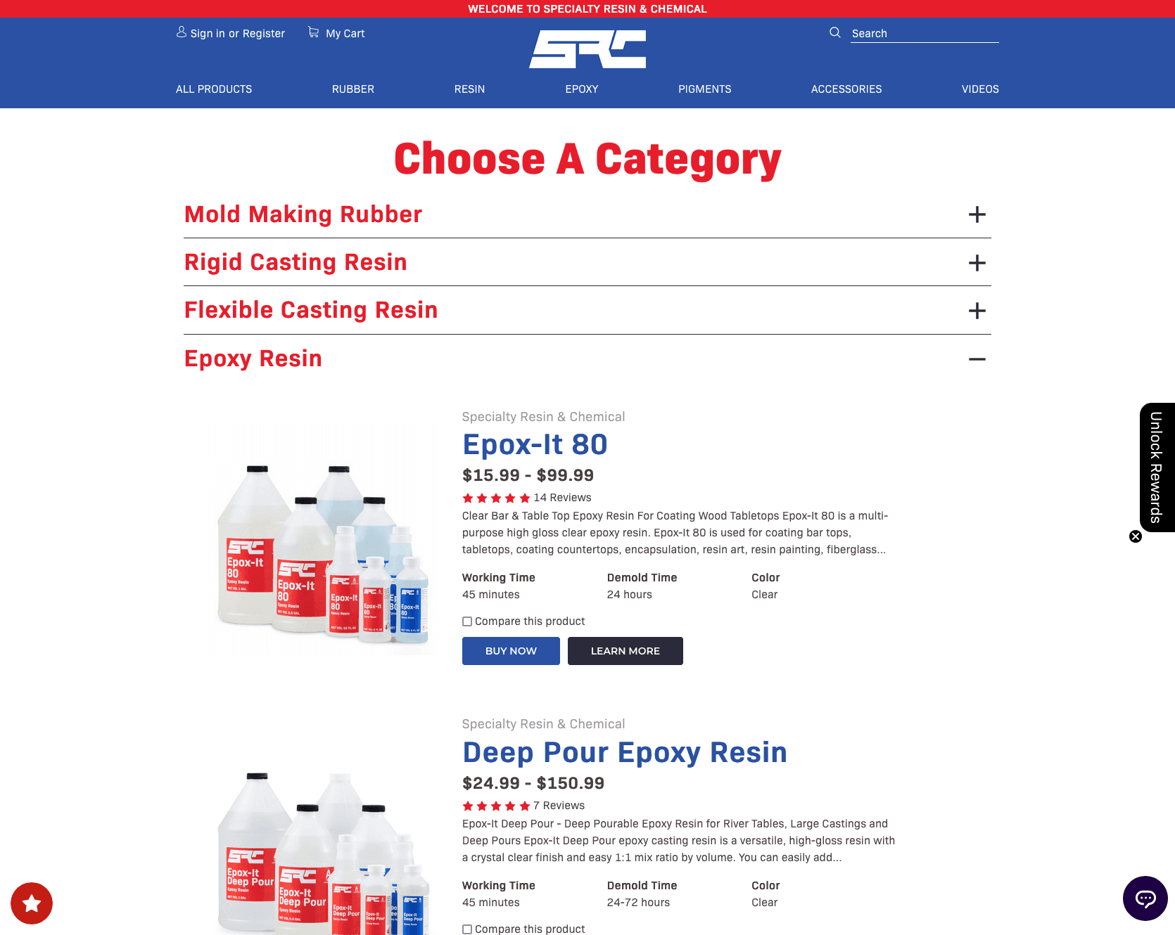 Specialty Resin Theme Redesign — image 3