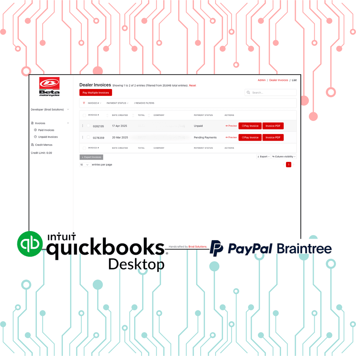 Beta Dealer Invoice Portal beta dealer invoice 2TmI