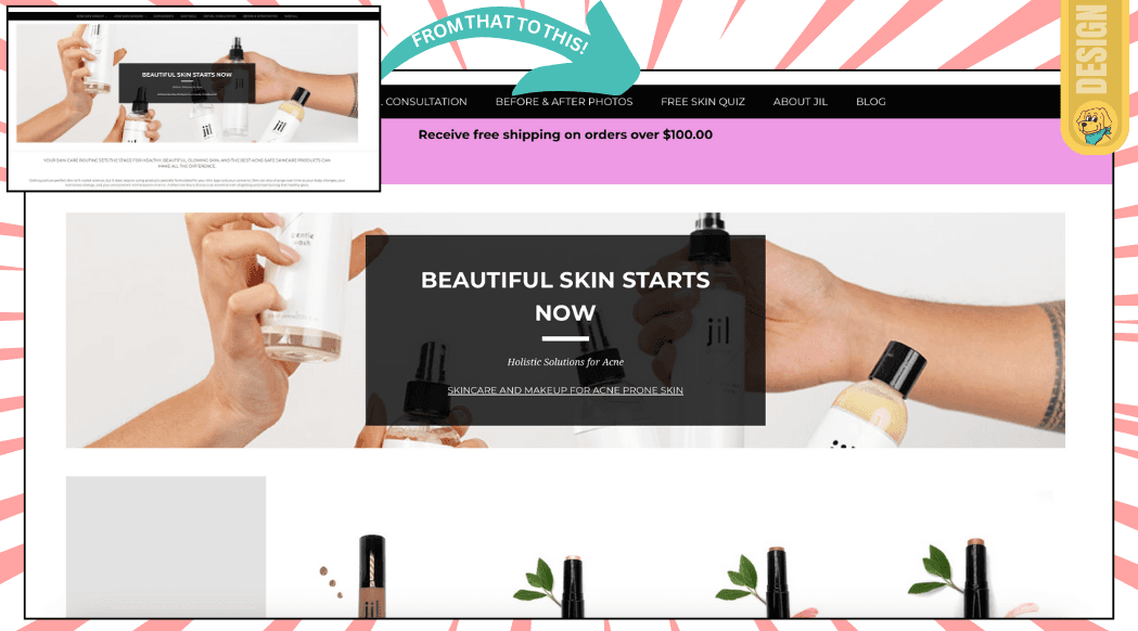 Jil Goorman Website Redesign jil goorman case study ia7s