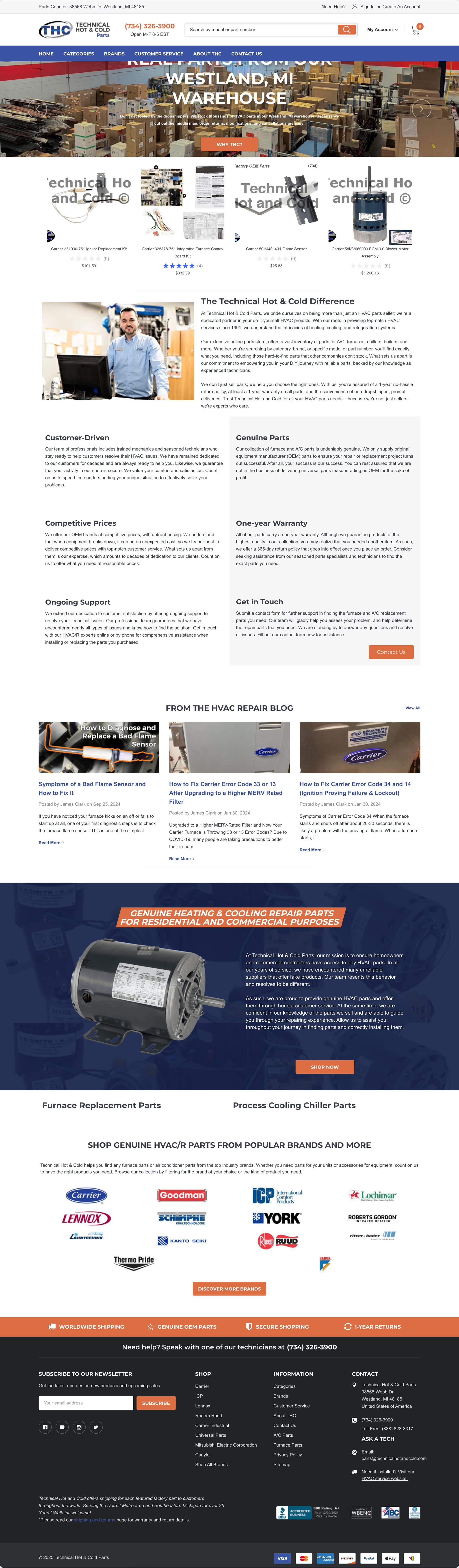 Seamless Upgrades: Brod Solutions Enhances Technical Hot and Cold's BigCommerce with Cornerstone — image 2